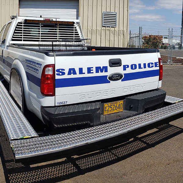 Police vehicle metal fabrication in Salem, Oregon