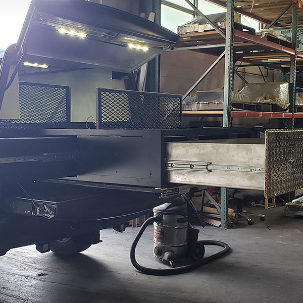 Sheet metal truck box fabrication in Salem, Oregon