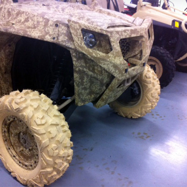 Fabrication of custom aluminum UTV front bumper in Salem, Oregon