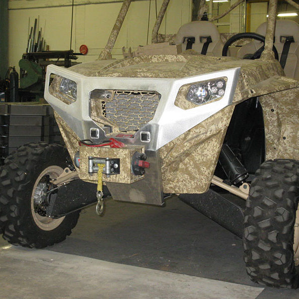 Fabrication of custom aluminum SXS front bumper and storage rack in Salem, Oregon