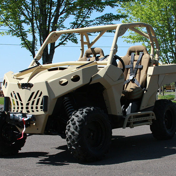 Fabrication of custom aluminum side by side front bumper and storage rack in Salem, Oregon