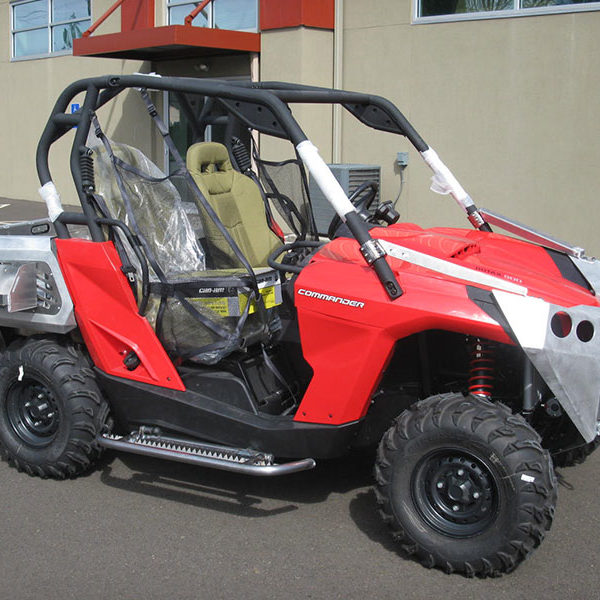 Laser cut, formed, and welded custom UTV front bumper and utility bed in Salem, Oregon