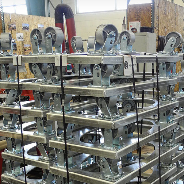 Precision aluminum fabrication in Salem, Oregon utilizing laser cutting, CNC forming, and welding