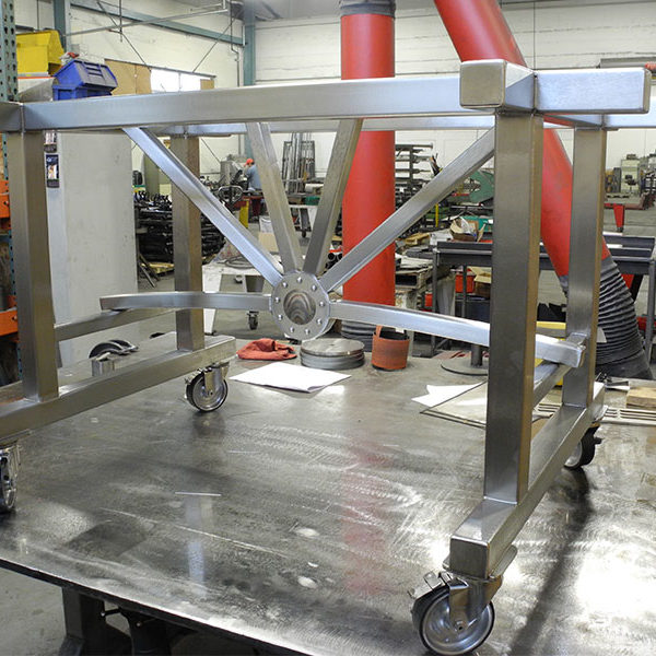 Custom residential metal fabrication in Salem, Oregon utilizing laser cutting, CNC forming, and welding