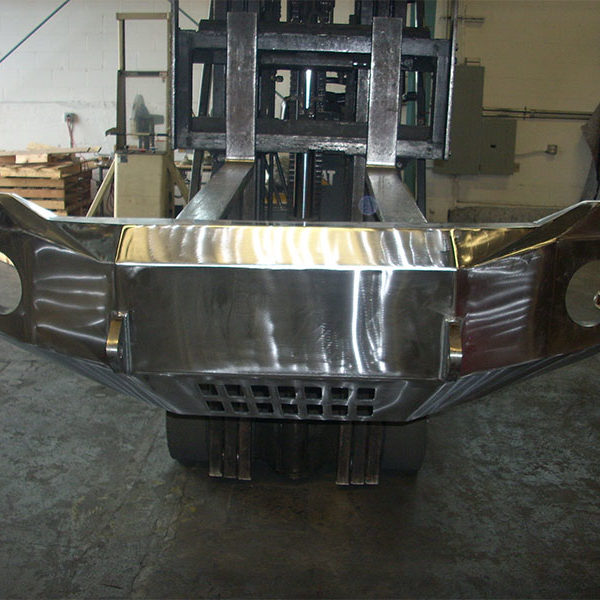 Laser cut and welded heavy duty truck bumper in Salem, Oregon