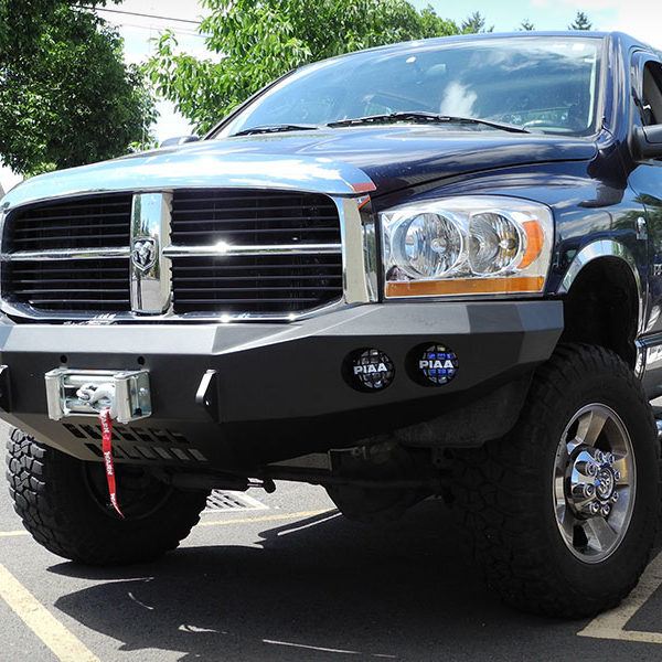 Custom heavy duty steel truck bumper in Salem, Oregon