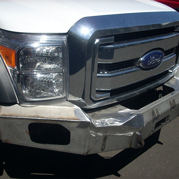 Precision fabricated steel heavy duty truck bumper in Salem, Oregon